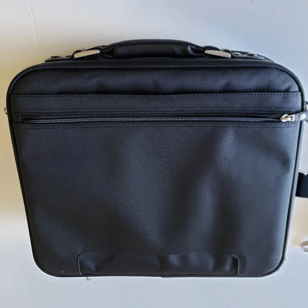 Dell Black Laptop Bag with Luggage Sleeve and Shoulder strap
